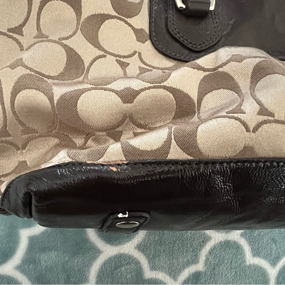 LIKE NEW Authentic Coach Satin Satchel bag - Picture 9 of 9